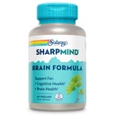 SOLARAY SharpMind Brain Support Formula - Nootropic Brain Supplements - Cognitive and Brain Health Support with Ginkgo Biloba - 60-Day Guarantee, 60 Servings, 60 VegCaps