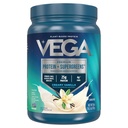 Vega Protéines et Verts Protéines Poudre Vanille crémeuse (11 portions) 25g Protéines végétales plus légumes, végétaliens, non OGM, protéines de pois pour les femmes et les hommes, 1,2 lb