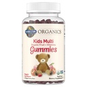 Garden of Life Organics Kids Gummy Vitamins - Fruit - Gecertificeerde Biologische, Niet-GMO & Veganistische Complete Kinderen Multi - B12, C & D3 - Gluten, Soja & Dairy Free, 120 Echte Fruit Kauw Gummies