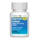 HealthCareAisle Naproxen Natrium, 220 mg - 200 caplets - Pain Reliever and Fever Reducer, Tot 12 Hours of Relief