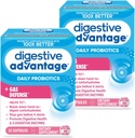 Digestief voordeel Snelle werking Enzymen + Dagelijkse Probiotica Voorkomen Gas & Break-down voedseldeeltjes 32 Telcapsules (2 Pack)