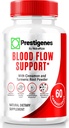 Prestigenes Blood Flow Suppport, Prestigenes om uw bloedstroom te voeden met de kracht van de voedingsstoffen van de natuur, geavanceerde formule voor algemene gezondheid, alle natuurlijke Prestigenes beoordelingen (60 capsules)