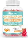 Gummies Ashwagandha sans sucre pour les femmes et les hommes, Gummy Ashwagandha avec poudre de racine de Macao