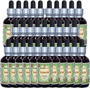 Yarrow (Achillea Millefolium) Glycerite, Biologische Gedroogde Bloemen Alcoholvrije Liquid Extract (Grote Naam: HerbalTerra, Trots Made in USA) 30x2 fl.oz (30x60 ml)