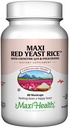 Maxi Health, Maxi Red Gist Rice Complex (600 Mg), 60 capsules