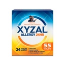 Xyzal 24-uurs Allergy Relief Medicine, Original Prescription Strength Antihistamine, Levocecirizine Dihydrochloride Tablets 5 mg, 55 Tel.