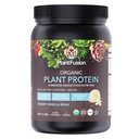 SOTRU poudre de protéines végétales organiques - aliments entiers, poudre de protéines végétales avec des superaliments verts, enzymes et probiotiques - USDA certifié biologique, non-OGM, sans gluten - Vanille 18,5 oz, 21 portions