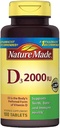 Nature Made Vitamin D3 2000 IE Tabletten 100 ea (verpakking van 11)