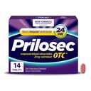 Prilosec OTC, Omeprazole Retardé la libération 20mg, Réducteur acide, traite les brûlures d'estomac fréquentes pour 24 heures de soulagement, toute la journée, toute la nuit*, Médecine des brûlures d'estomac, 20mg, 14 comprimés