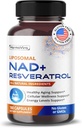 Liposomale NAD+ 600mg met Resveratrol 200mg voor Cellular Energy & Healthy Aging 180 Capsules