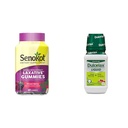 Senokot Dietary Supplement Laxative Gommies, Extrait de Senna naturel, Laxatif liquide doux et dulcolax, Laxatif libre stimulant pour un soulagement confortable, Saveur de cerise, 12 oz.