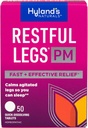 Hyland's Restful Legs PM, Nacht Formula, Kalmt Geagiteerde Benen zodat je kunt slapen, 50 Quick Dissolving Tablets (pakket van 3)