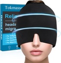 Capuchon de soulagement de la migraine, gel de calotte de glace, traitement du froid et de la chaleur, maux de tête de patch des yeux de Sinus, yeux de loup, soulagement de la tension et de la pression