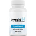Schildklier Dagelijks - De eerste Nutrient Complete Multi Ontworpen voor optimale schildklier gezondheid. Schildklier Dagelijks is Jodium Gratis w/19 Schildklier Daily Essential Nutrients for Thyroid Support.