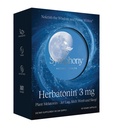 Herbatonine 3mg - de enige natuurlijke plant Melatonine natuurlijke slaapcyclus, body clock en Circadian ritme ondersteuning voor Jet Lag, 60 Vegan Capsules (60 dagen levering)