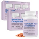 Curist Omeprazol 20 mg tabletten Bulk Pack - 84Count Delayed-Release Tablets - Acid Reflux Medicine for Heartburn Relief (2 Pack of 42 Tablets - 84 Total)