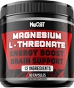Magnesium L-Dreonate met Ierse Zee Mos, L-Theanine, en meer - 90 Capsules - Indrukwekkende voordelen voor ondersteuning Mood, hersenen gezondheid, energieproductie, vermogen om te onthouden, Focus