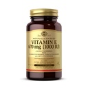 Solgar Vitamine E 670 mg (1000 IE) - 100 Vegan Softgels - Natural Antioxidant - Non-GMO, Glutenvrij - 100 porties