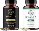 Qualia Life Sciences Bundle Qualia Mind & Qualia NAD+ Top Hersensupplement Capsule voor geheugen, concentratie en concentratie, Can Boost NAD+ Niveaus tot 50%
