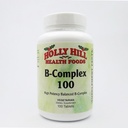 Holly Hill Health Foods, B Complex 100 Vegetarische Formule, 100 tabletten
