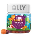 OLLY Kids Multivitamine & Probiotic Gummy, Digestieve Ondersteuning, Vitaminen A, D, C, E, B, Zink, Kauwbare Supplement, Berry Flavored, 35 dagen levering - 70 Tel.