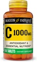 MASON NATUURLIJKE Vitamine C 1.000 mg, 100 dagen Levering, Ondersteunt gezond immuunsysteem, Antioxidant en Essentiële Nutriënt, 1 Pack
