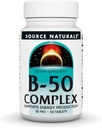 Bron Naturals B-50 Complex, ondersteunt energieproductie* - 50 tabletten