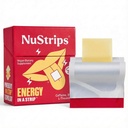 NuStripsTM Fast-dissolving Energy Strips met 50mg cafeïne, L-theanine en vitamine B12 