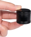 Boîte à pilules en métal Taille de la poche - Pilule quotidienne imperméable, étui à pilules en aluminium unique Portable Compact Round Medicine Organizer Porte-pilule pour médicaments, huiles de poisson Vitamines