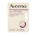 Aveeno Maximale sterkte 1% Hydrocortison Anti-Itch Cream, Aloe & Vitamin E For Itch Relief From Eczema, Psoriasis, Insect Bites, Poison Ivy, Oak & Sumac & Detergents, 1 oz