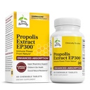 Terry Naturally Propolis Extract EP300 - Ondersteuningssupplement voor de bovenste luchtwegen en het immuunsysteem - Niet-GMO met bijenpropolis-extract - Child & Adult Supplement - 60 kauwtabletten