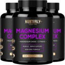 Magnesium Citrate & Oxide 500mg Complex Supplement - Hoge absorptie Maximale sterkte - Helpt ondersteuning botdichtheid en sterkte, spieren, energie en slaap - 360 Vegan Capsules