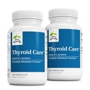 Terry Naturally Thyroid Care - Immune Health & Energy Support Formula - Voedingssupplement met jodium voor schildkliergezondheidsondersteuning - Wellness Supplement met L-tyrosine - 120 capsules (verpakking van 2)