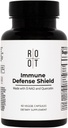 Root Wellness Immune Support Supplement met vitamine D C K2, quercetine en sporenmineralen van Great Salt Lake, Digestieve enzymen NAD supplement voor volwassenen, 60 capsules