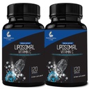 Onderzoek Labs Liposomal Vitamine C Supplement w/Enhanced Absorptie LipoQuil-CTM 2 Fer 1 ad 240 Capsules Totale Immune Support Collageen Booster Hoge dosis vetoplosbare Vita C 1000mg Gebufferd Niet GGO