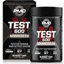 PMD Sports N-Test 600 Advanced Nitric Oxid Booster for Men - with Clinically Studed Testofen - Lean Muscle and Strength Gains with Estrogen Suppression (90 Veggie - Caps)