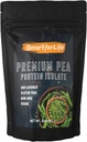 Smart for Life Pea Protein Powder Replacement Meal Shake - 2 livres - Poudre de protéines végétales chargées de la BCAA biologique - Poudre de protéines végétales facile à digérer