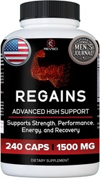 HGH Supplementen voor mannen en vrouwen - Regains natuurlijke anabole spiergroei gebouw & Human Growth Hormone voor mannen, spier bouwer voor mannen, spierherstel na training supplement, 240 eiwit pillen