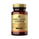 Solgar Chelated Copper, 100 tabletten - Essentieel voor de vorming van collages - Zeer Biobeschikbaarheidsformulier - Ondersteunt Connective Tissue - Non-GMO, Veganistisch, Glutenvrij, Zuivelvrij, Kosher - 100 porties