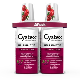 Cytex Urinetrekinfectie Ondersteuning en preventie - Cranberry Prebiotic Supplement met D-Mannose & Vitamine C voor UTI Bescherming & Urinaire Gezondheid Onderhoud - 7.6 fl oz - (pakket van 2)