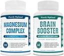 Magnesium Complex Supplement - Citrate, Malate, Taurate, Oxide, Bisglycinate Chelate, Aspartate + Brain Supplement - Nootrope Brain Booster voor Focus, Duidelijkheid, Verbeterd Geheugen, Concentratie