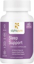 Slaapsupplement met Melatonine, Ashwagandha, L-Theanine & Kruiden - 60 capsules