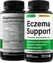 Greenford Eczema Treatment & Support for Natural Relief - Made in USA - Huidvitaminen & kruiden voor Eczema, Acne, psoriasis, Rosacea Treatment with Zink, Niacinamide & Probiotica - 60 caps