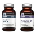 Kwaliteit van het leven Kinoko Platinum AHCC Mushroom Extract en Microactive Curcumin SR - Immune Bundle