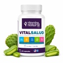 VITAMINS NATUURLIJKE CORP-Vitale Salud Plus-Organische Immuun Systeem Ondersteuning Supplement met Nopal Cactus, L-Carnitine Base-Supports Bone Health, Vermindert Varicose Veins, Verbeter de huid verschijning (60 capsules)