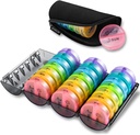 [Upgrade] Maandelijkse pil Organizer 2 keer per dag, een maand doos AM PM,Daily Cases Large 4 week, Medicatie 28 dagen Dispenser voor pillen, Vissen oliën, vitamine, supplement(Rainbow)...