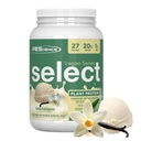 PEScience Select Vegan Protein Powder, Plant Based Protein Powder, Amazing Proste, Smooth Texture, Pea and Brown Rice Blend, Dairy Free, Lactose Free, Gluten Free - Vanille Indulgence, 27 Servers