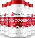 (5 Pack) Super Flow Glycogen, SuperFlow Glycogen Support Capsules, Super Flow Glyco Optimizer, Officiële SuperFlow Glyco Optimiser Caps, Super Flow Detox Cleanse, Super Flow Glycol (300 Capsules)