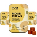 PYM Citrus Mood Kauwt Ondersteuning voor stress, zorgen & Overweldigen, 60 Graaf 130mg GABA, 90mg L-Theanine 