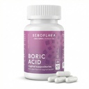 Seroflora Acide borique Suppositoires vaginales 600 mg 30 Capsules - Acide borique pilules pour les femmes - Santé vaginale pH Balance pour les femmes - soutient le contrôle de l'odeur vaginale. Fabriqué aux États-Unis.